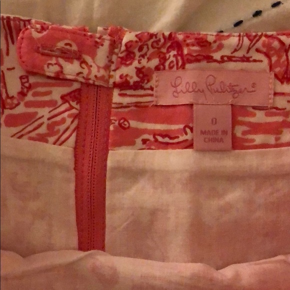 Lilly Pulitzer skirt pink size 0 - Picture 4 of 4